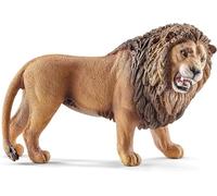 Schleich Wild Life | Lion Rugissant 14726 | Figurines d’Animaux fidèles à la réalité | Jouet de Zoo | Superbe Cadeau pour Enfants | déco d’Anniversaire | Figurine à partir de 3 Ans | 11 x 5 x 7 cm