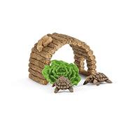 Schleich Wild Life | Maison pour Tortues 42506 | 6 pièces | Coffret de jeu à partir de 3 ans | coffret avec figurines, nombreuses fonctions et accessoires