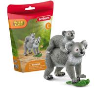 Schleich Wild Life - Mère Koala avec son bébé, Figurine