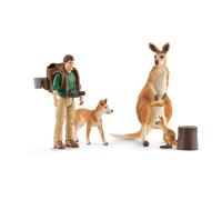 SCHLEICH Wild Life National Geographic Kids Outback Adventures Toy Playset, Mult