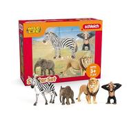 Schleich Figurines – Mes premiers animaux d'Afrique 42721 – 4 pièces – dès 3 ans
