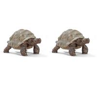 Schleich Wild Life | Tortue Géante 14824 | dès 3 Ans | 8 x 4 x 4 cm (Lot de 2)