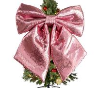 Schleife Für Den Weihnachtsbaum | S Großes Handgefertigtes Glitzer