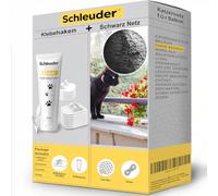 Schleuder Filet Chat Balcon, Filet Balcon Chat 3 x 10 m + Crochet Adhésif, Protection Balcon Chat Renforcé par Fil Métallique, Résistant aux Griffes et aux morsures, Filet de Protection Chat