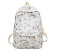 Schlichter Rucksack für Damen und Herren, modischer Freizeitrucksack aus Nylon, trendiger Schulrucksack für Mittel- und Oberschüler, vielseitiger Tagesrucksack für Alltag, Pendeln und Reisen