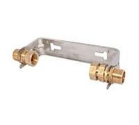 Schlösser support Wasserzähler 0022502000001 3/4 "Qn 2.5, rigide, horizontal, Inox , Verschraubungen