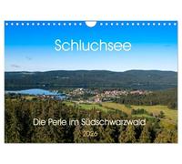 Schluchsee Naturpark Südschwarzwald (Wandkalender 2026 DIN A4 quer), CALVENDO Monatskalender: Der Schluchsee ist ein Stausee im südlichen ... und dient heute als Pumpspeicherkraftwerk.