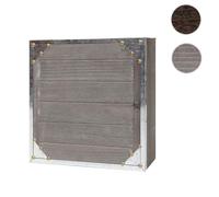 Schlüsselkasten Virginia Shabby-Look Vintage 27x27x6cm grau-braun