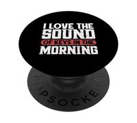 Schlüsselklang Liebe - Officier pénitentiaire PopSockets PopGrip Adhésif