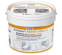 Schlüter Colle d'étanchéité 2K, Blanc, Résine époxy, Pâte, Adhésif d'étanchéité, Colle étanche, Résistant aux éléments extérieurs