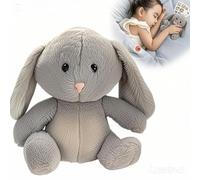 Schlummer Doudou lapin avec battement de cœur, mouvement respiratoire et musique, cadeau de naissance, premier équipement pour nouveau-né