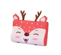 Schlummerkids Coussin original, pour enfant, pour une meilleure santé et une meilleure santé, ergonomique, coussin d'animaux kawaii, respirant et doux pour la peau, avec taie d'oreiller, cerf, 45 x 27