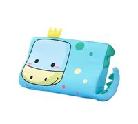 Schlummerkids Coussin original, pour enfant, pour une meilleure santé et une meilleure santé, ergonomique, coussin d'animaux kawaii, respirant et doux pour la peau, avec taie d'oreiller, dinosaure, 50