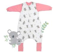 schlummersack Slumbersac Gigoteuse à Pieds bébé 4 Saisonsen Oeko-Tex 2.5 Tog à Manches Longues Amovibles | Gigoteuse avec Ouvertures aux Jambes et Couvre-Pieds antidérapants pour bébé