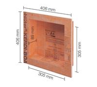 Schluter niche encastrée 305x305mm kb12n305305a