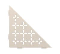 Schluter Shelf accessoires - ivoire à revêtement texturé ses1d5tsi