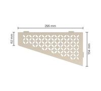 Schluter Shelf Accessoires - ivoire texturé revêtu ses3d5tsi