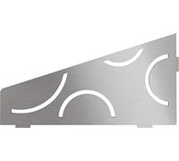 Schlüter Systems Tablette murale de douche SHELF-E-S3 CURVE inox brossé 62 x 295 x 154 mm