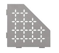 Schluter étagère florale 19,5x19,5cm gris pierre ses2d5tssg