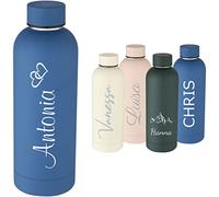 Schmalz® Bouteille isotherme Spring 500 ml Isolation sous vide en cuivre, acier inoxydable 18/8, sans BPA, gravure laser haute qualité, revêtement en poudre, boîte cadeau