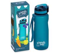 schmatzfatz Gourde 800 ml - Étanche avec Fermeture 1-Clic, Tritan Sans BPA, Infuseur à Fruits, Anse de Transport, pour l'École et le Sport, Design Enfant et Adulte, Compatible Boissons Gazeuses