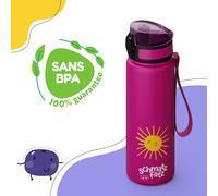 Schmatzfatz gourde de sport 500 ml 24 cm Tritan