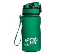 schmatzfatz Gourde Enfant 350 ml - Étanche avec Fermeture 1-Clic, Tritan Sans BPA et Sans Goût, Infuseur à Fruits, Anse de Transport, pour Crèche et Maternelle, Compatible Boissons Gazeuses