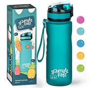 Klarstein Gourde de sport Schmatzfatz 500 ml Tritan Sans BPA Étanche Anti-fuite Bleu