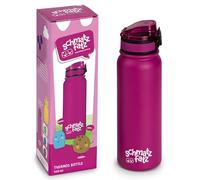 Schmatzfatz Gourde Enfant Isotherme de 550 ml,Bouteille d'Eau Enfant Sport, Gourde Enfant Sans BPA et Anti Fuite pour Boissons Froides et Chaudes, Petite Gourde Enfant Fille Garcon en Acier Inoxydable