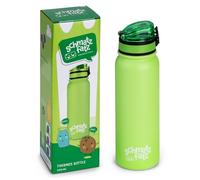 Schmatzfatz Gourde Enfant Isotherme de 550 ml,Bouteille d'Eau Enfant Sport, Gourde Enfant Sans BPA et Anti Fuite pour Boissons Froides et Chaudes, Petite Gourde Enfant Fille Garcon en Acier Inoxydable