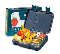 schmatzfatz Junior Boîte Repas Enfant - Lunch Box Bento avec Bac Amovible 4 ou 6 Compartiments, Étanche, sans BPA & Lavable au Lave-Vaisselle, pour l'École & la Crèche