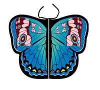 Schmetterling Kostüm Damen, 3PC Schmetterlingsflügel Erwachsene Frauen mit Maske, Bunter Schmetterling Umhang Schal Flügel Nymphe Pixie Kostüm für Halloween Party Weihnachten Cosplay Karneval