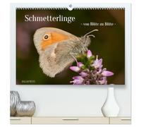 Schmetterlinge - von Blüte zu Blüte - (hochwertiger Premium Wandkalender 2026 DIN A2 quer), Kunstdruck in Hochglanz: Wunderbare Nahaufnahmen von 11 ... und einem Nachtfalter aus Ostwestfalen Lippe.