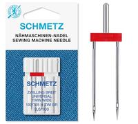 Schmetz - 1 Aiguille machine double Universelle 100 cartement 8