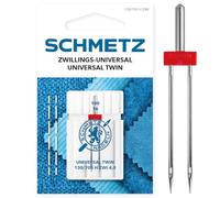 SCHMETZ | 1 Aiguille pour machine à coudre | Double Universal | 130/705 H ZWI 4.0 | Grosseur 4.0/100