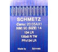 SCHMETZ 10 134 LR Aiguilles pour machine à coudre pour cuir à piston rond (industrie) Épaisseur 90
