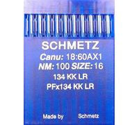 SCHMETZ 10 Aiguilles à coudre en cuir pour machine à coudre Système 134 KK LR (industriel) NM 100 Size 16