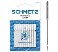 SCHMETZ | 10 Aiguilles pour machines à coudre | Overlock Universal | SY 2054 / 16X75 | Grosseur 80/12 | Attention: vérifiez le système d'aiguille recommandé dans le mode d'emploi