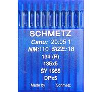 Schmetz 10 Aiguilles rondes pour machine à coudre Système 134 (R) Industrie St. 110.