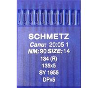 Schmetz 10 Aiguilles rondes pour machine à coudre Système 134 (R) Industrie St. 90