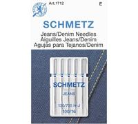 Schmetz Aiguilles pour machines à coudre 130/705 H-J Jeans 100/16 – 5 aiguilles machines familiales