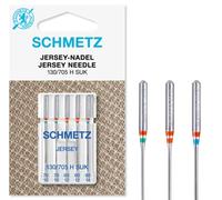 Schmetz Aiguilles pour machine à coudre Jersey - Assortiment 70–90 (10–14) pointe sphérique 5 pièces
