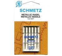 SCHMETZ 5 aiguilles métalliques pour machine à coudre (piston plat) 130/705 130 MET épaisseur 80/12