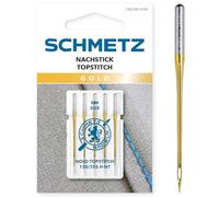 Schmetz Aiguilles pour machines à coudre Gold Surpiquer 130/705 H-NT – 5 aiguilles 90/14