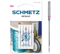 SCHMETZ Aiguilles pour machines à coudre 130/705 H-MET - Lot de 5 90/14 - pour fils métallisés