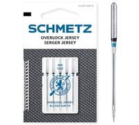 SCHMETZ Aiguilles pour machines à coudre | 5 aiguilles Overlock/surjeteuse| ELx705 SUK CF et SY 2022 | Grosseur d'aiguille 80/12