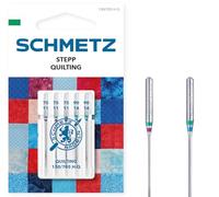 SCHMETZ Aiguilles pour machines à coudre | 5 Aiguilles Quilting | 130/705 H-Q | Grosseur d’aiguille 3x 75/11 et 2x 90/14 | convient pour la réalisation de patchworks et au piquage