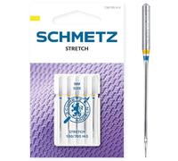 SCHMETZ Aiguilles pour machines à coudre | 5 Aiguilles Stretch | 130/705 H-S | Grosseur d'aiguille 5x 75/11 | convient pour le traitement de tissus élastiques