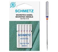Schmetz Aiguilles de machine à coudre - Microtex, Taille : 80/12