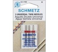 Schmetz aiguilles machine double universelle, assorti - 3 tailles différentes, 1. 6mm (70), 2. 0mm (80) et 3. 0mm (90) G